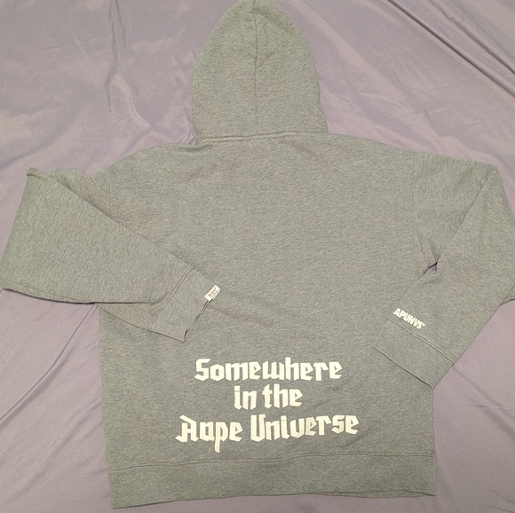 Aape Grey Camo Logo Hoodie - Picture 2 of 4